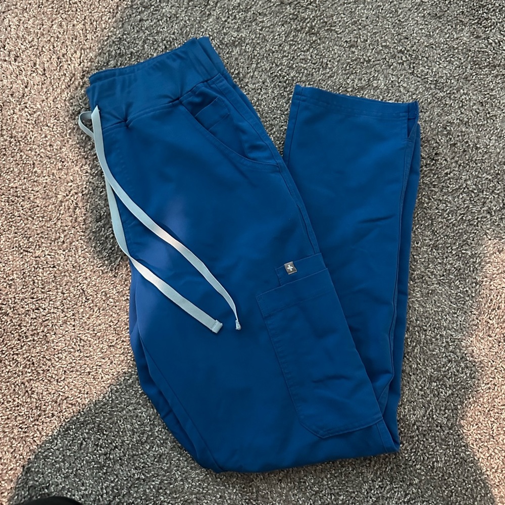 Figs Royal Blue Scrub Pants